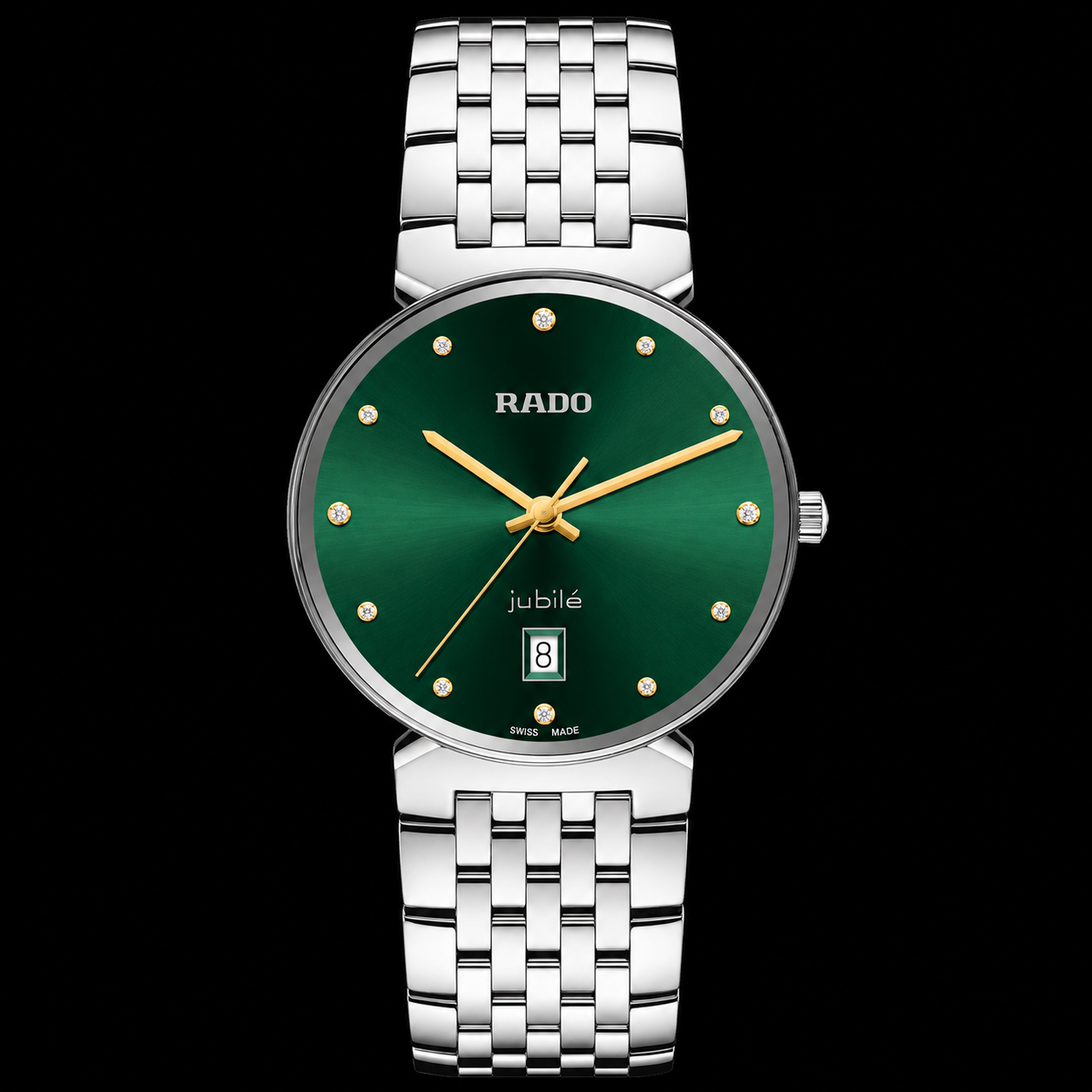 Rado Florence jubilé Green Dial 12 diamonds