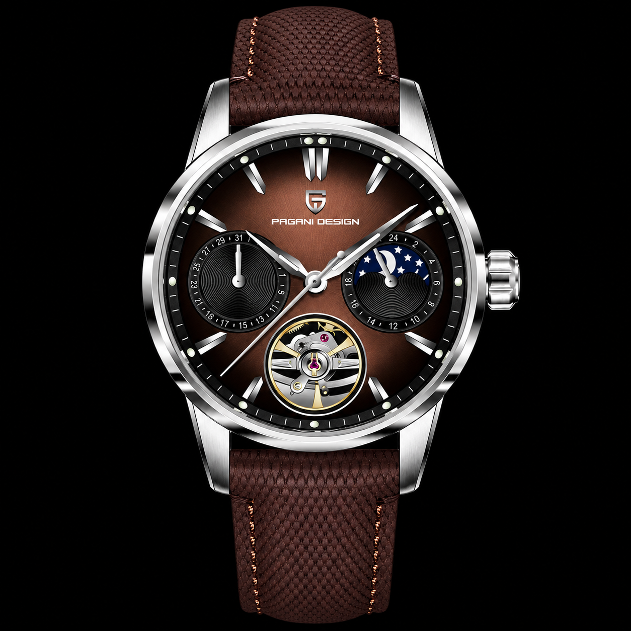 Pagani Design PD-YS021 | Silver Brown