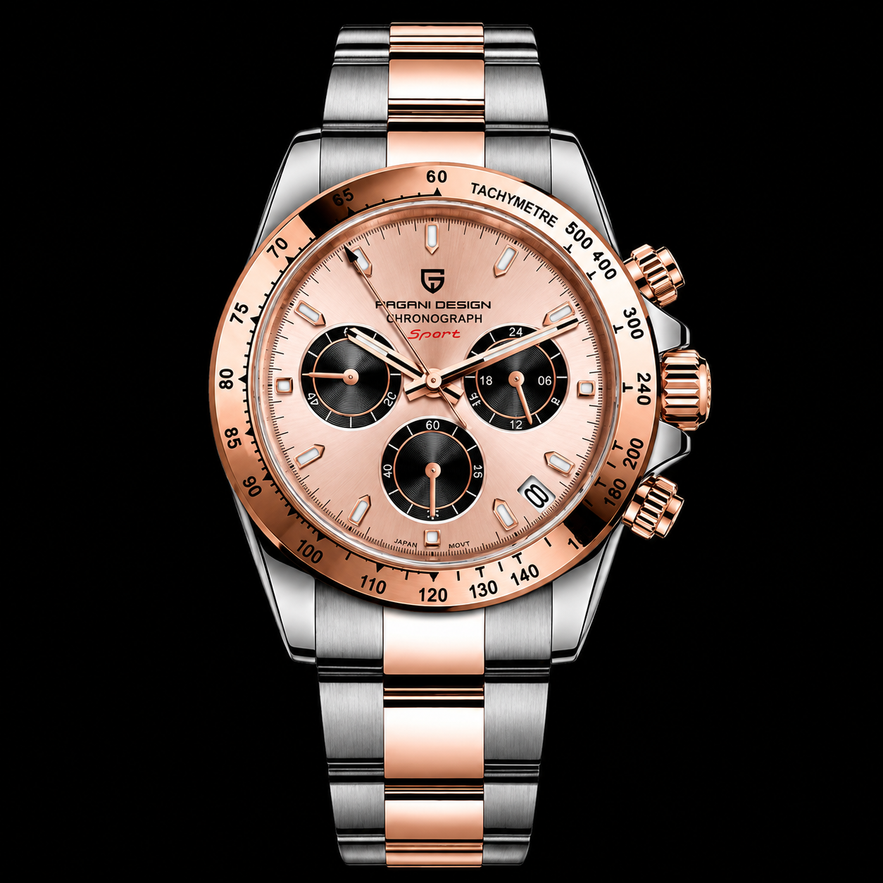 Pagani Design PD 1644 | Daytona Silver Rose Gold