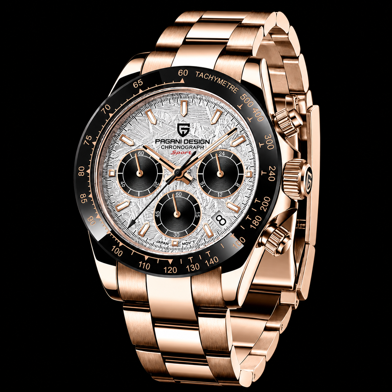 Pagani Design | Daytona Rose Gold Chain | Pd 1644