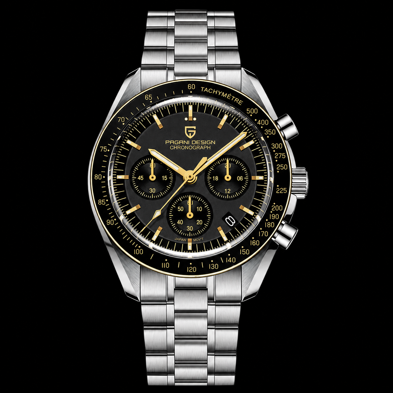 Pagani Design PD-1701 | Speedmaster Chain | Gold Digit