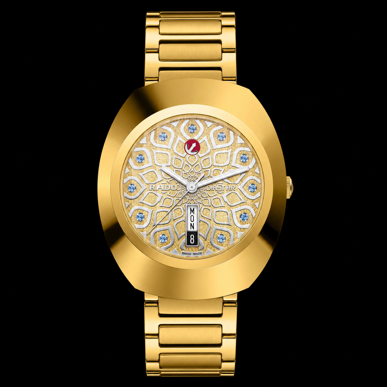 DiaStar Original  Yellow Gold Blue Diamond