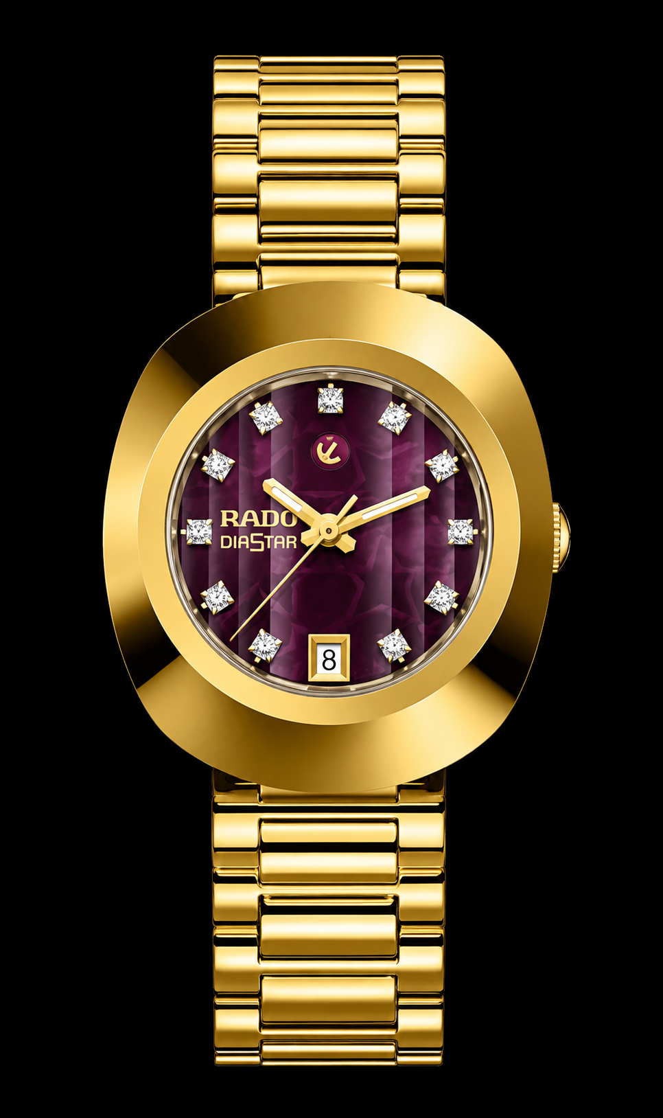DiaStar Deep Burgundy Star Dial