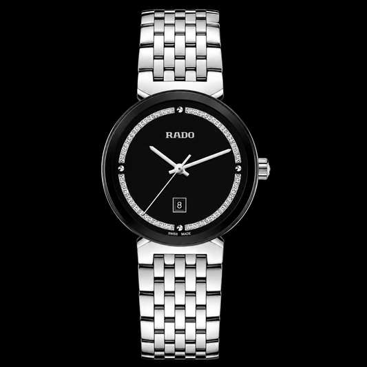Rado Florence Black Dial With Rhodium Glitter