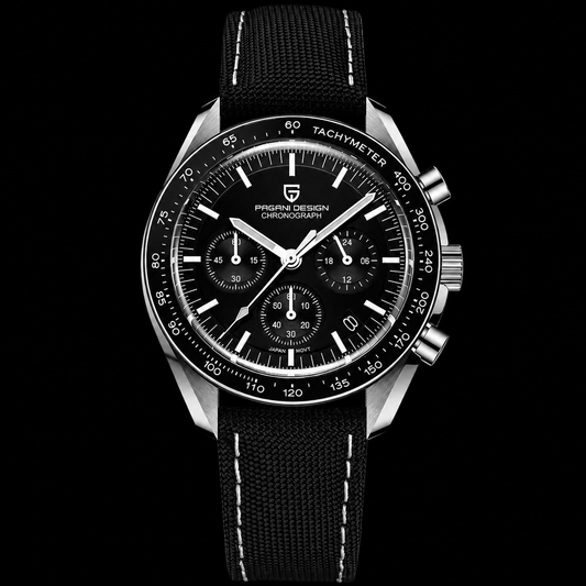 Pagani Design PD-1701 | Speedmaster Black Strap