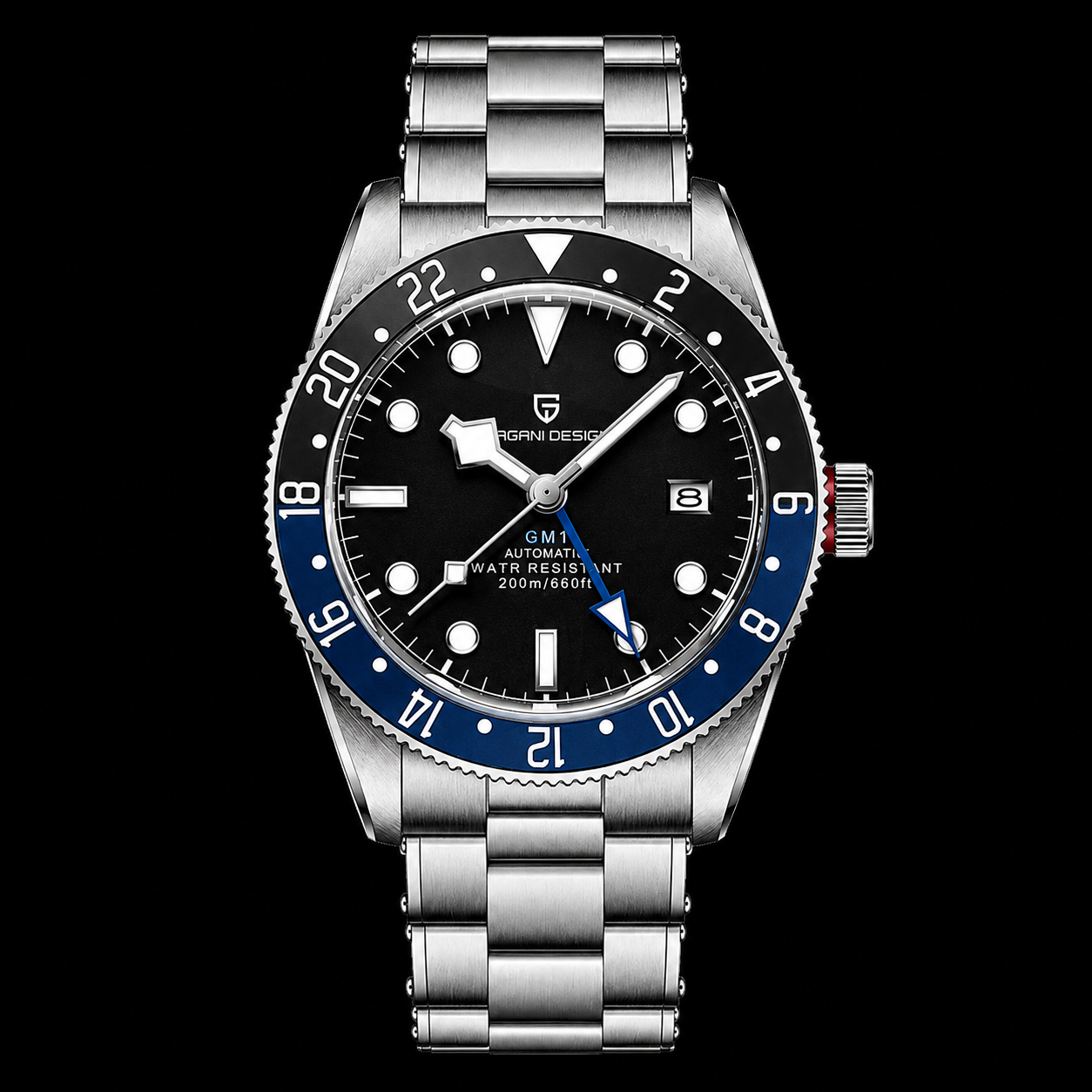 Pagani Design PD-1706 | Tudor Black Batman GMT