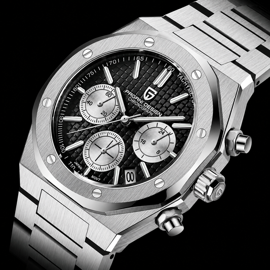 Pagani Design AP Silver Black Dial PD-1707