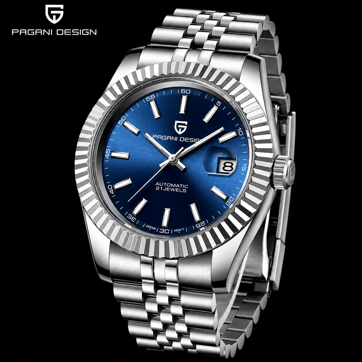 Pagani Design Datejust Blue PD-1645